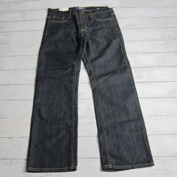 Old Navy Boy's Denim Blue Jeans Size 12 Husky Lot - Picture 4 of 5